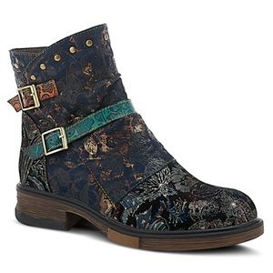 L'ARTISTE BY SPRING STEP Success Navy Boots